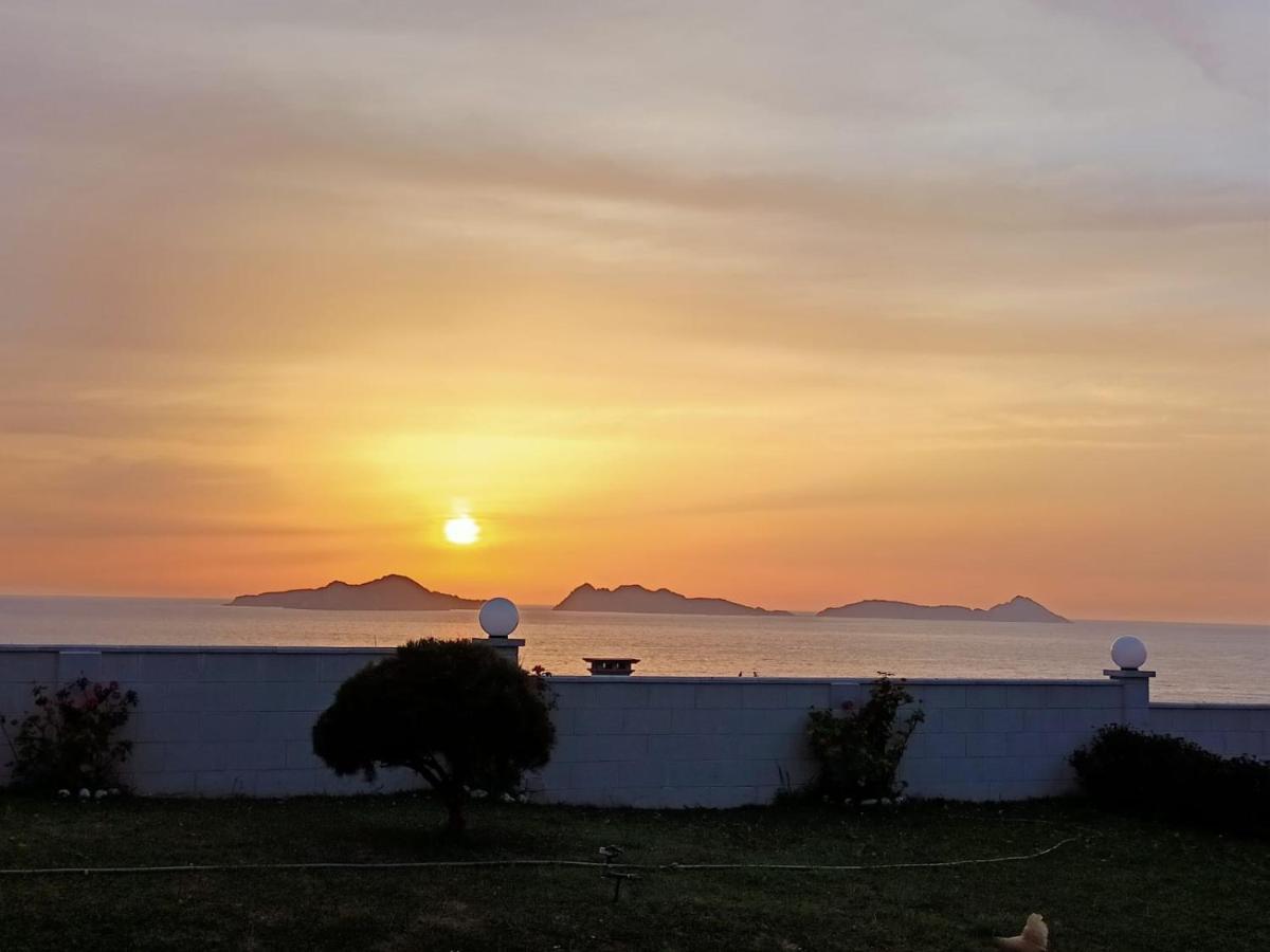 Precioso Apartamento Con Terreno Y Vistas A Cies Vigo Eksteriør bilde