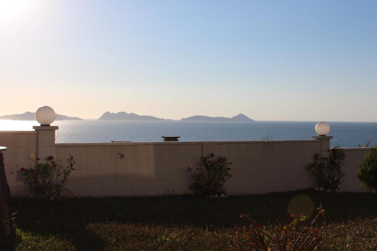 Precioso Apartamento Con Terreno Y Vistas A Cies Vigo Eksteriør bilde