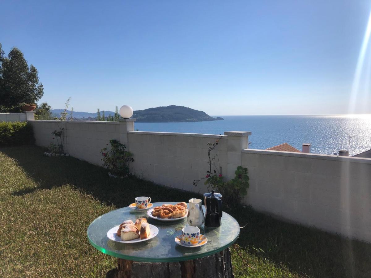 Precioso Apartamento Con Terreno Y Vistas A Cies Vigo Eksteriør bilde