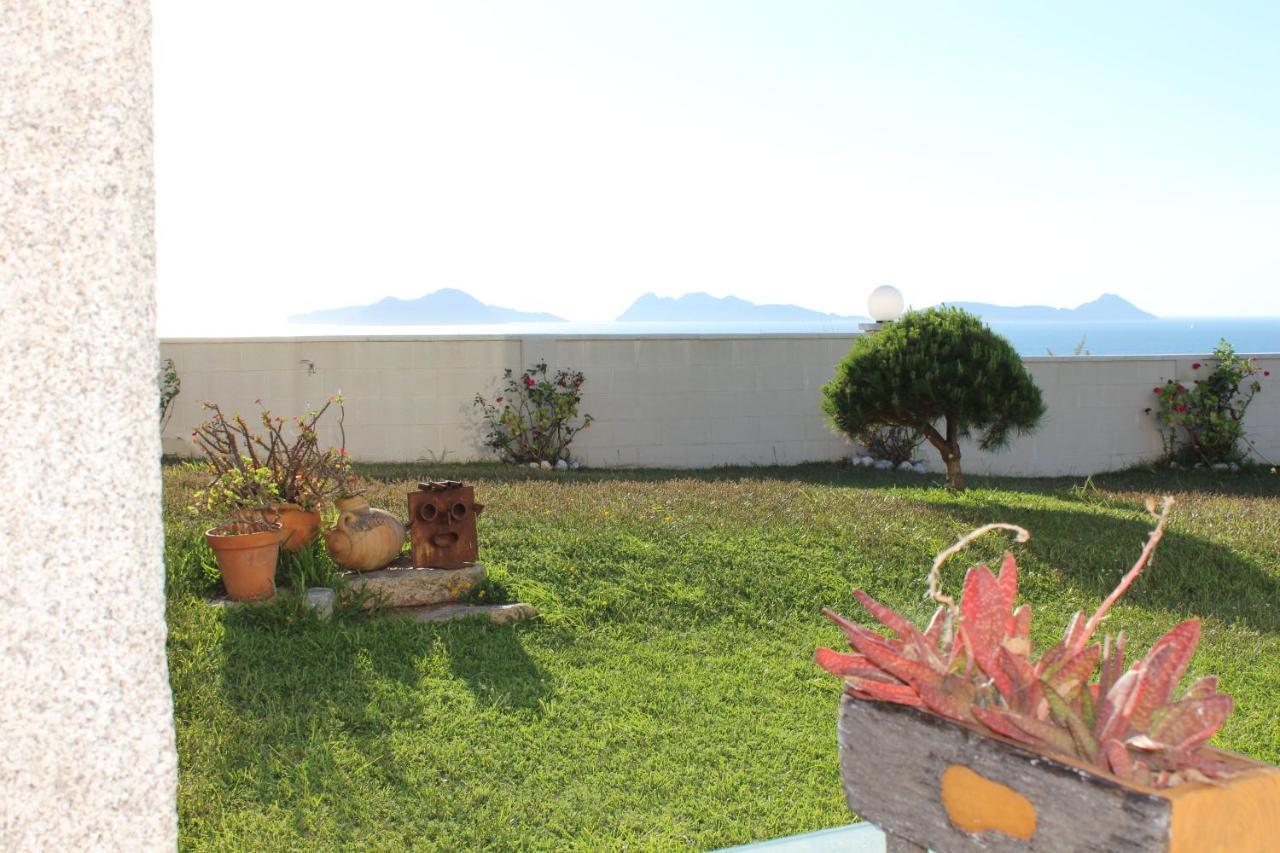 Precioso Apartamento Con Terreno Y Vistas A Cies Vigo Eksteriør bilde